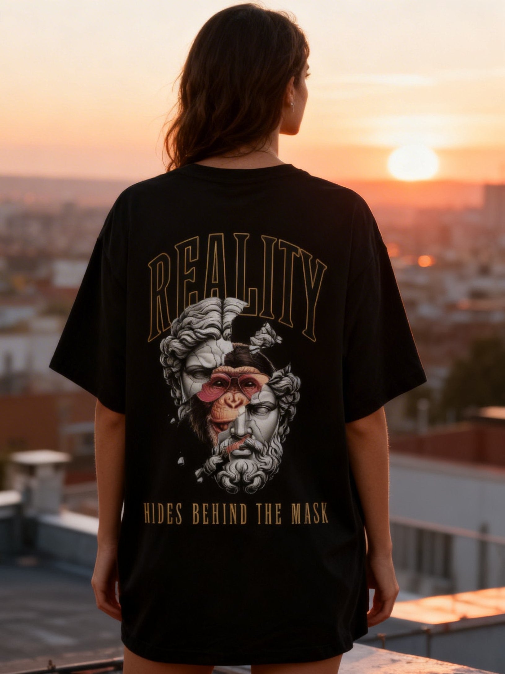 "REALITY HIDES BEHIND THE MASK"